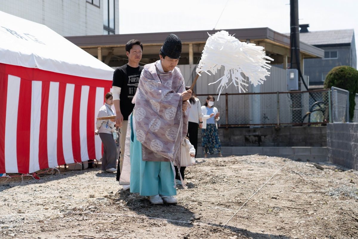 「みやま市01」注文住宅現場リポート①【地鎮祭】