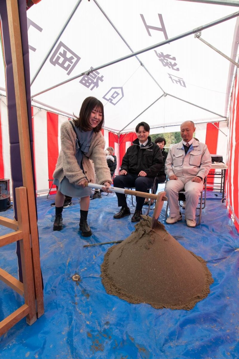 「宗像市陵厳寺01」注文住宅現場リポート①【地鎮祭】