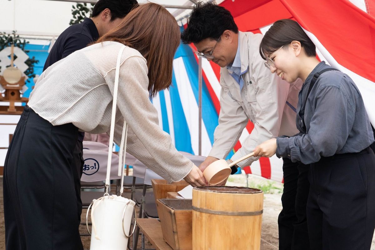 「福津市東福間02」注文住宅現場リポート①【地鎮祭】