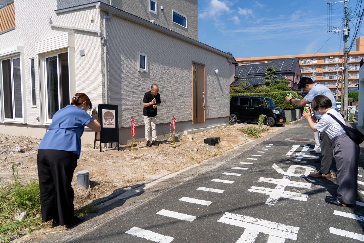 「福岡市南区27」注文住宅現場リポート⑦【引き渡し式】