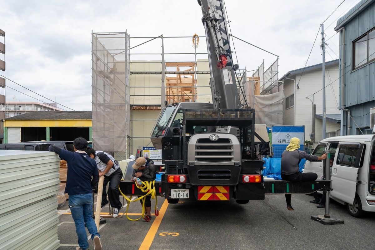 「福岡市東区13」注文住宅現場リポート④【上棟式】