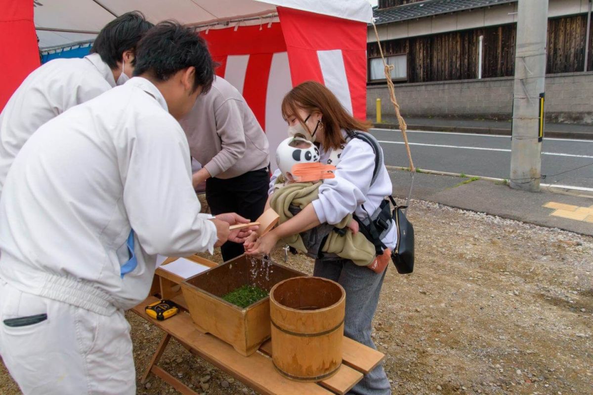 「北九州市若松区04」注文住宅現場リポート①【地鎮祭】