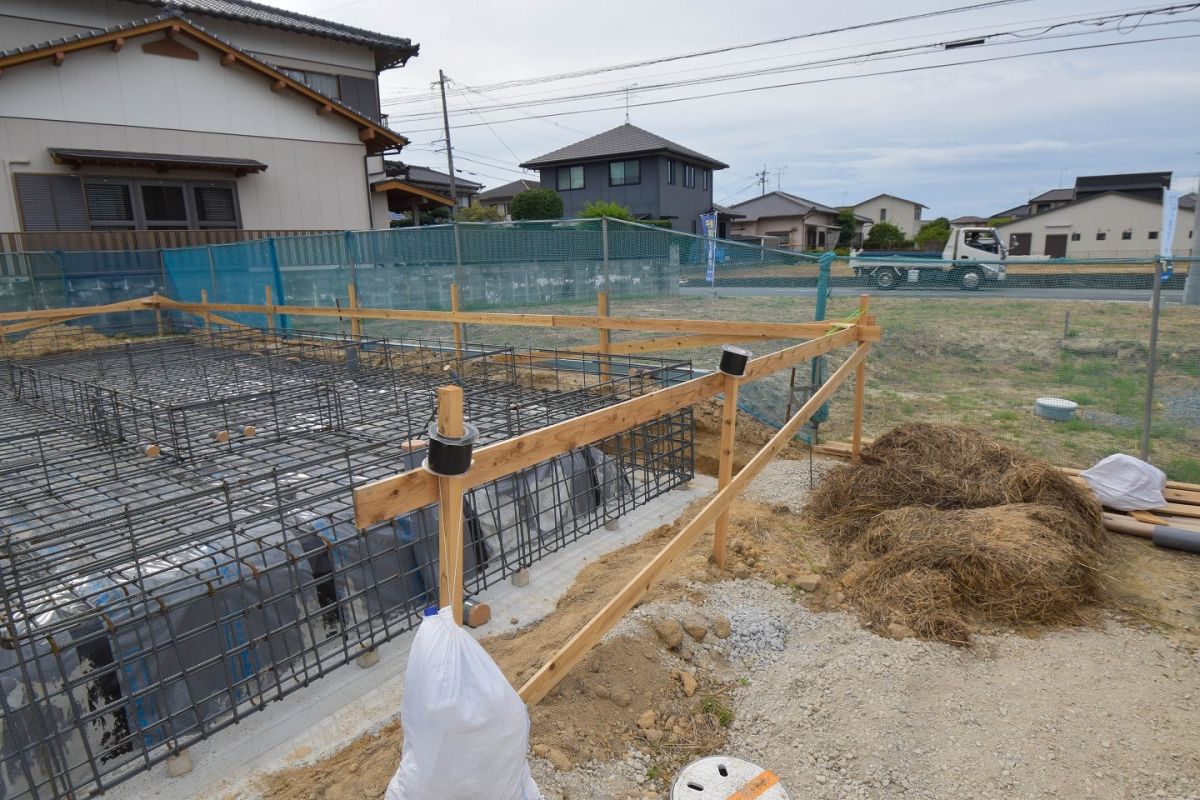 「福津市宮司02」注文住宅現場リポート②【基礎工事】【配筋】