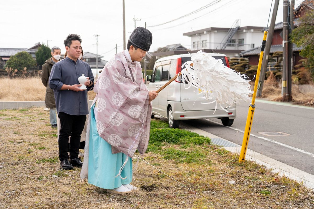 「小郡市06」注文住宅現場リポート①【地鎮祭】