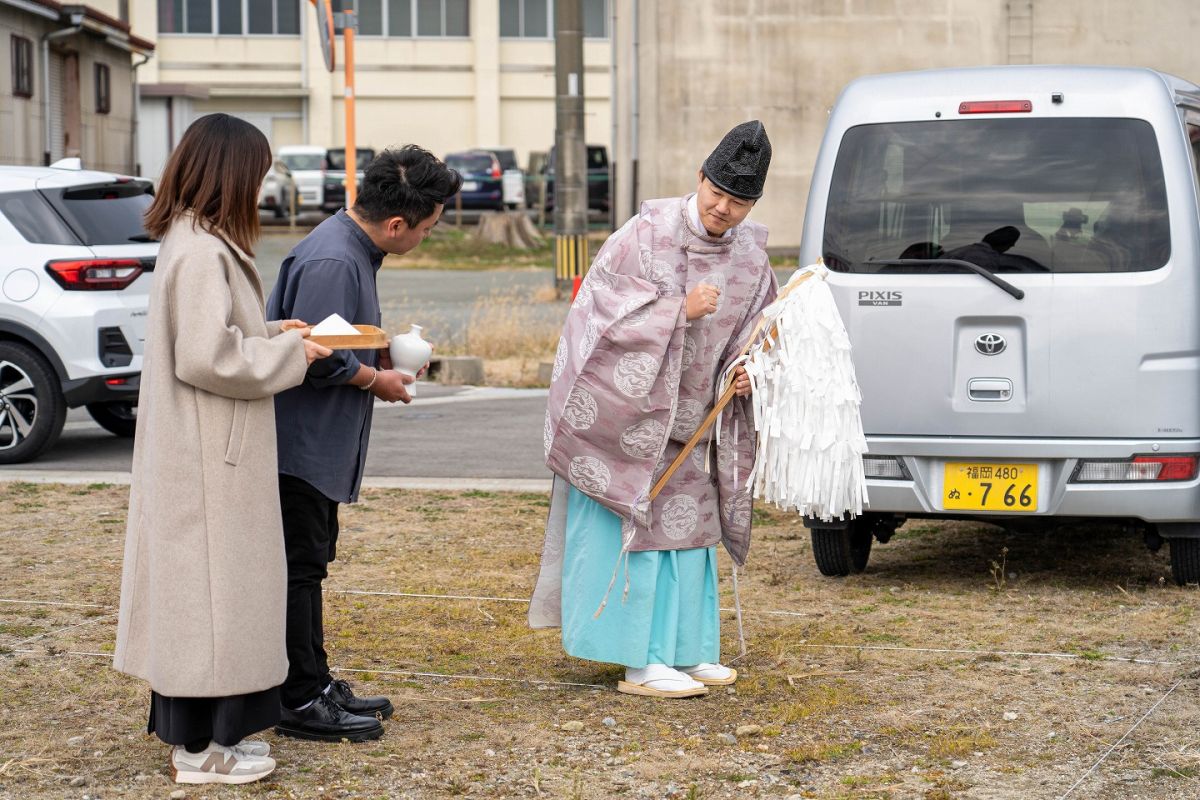 「小郡市06」注文住宅現場リポート①【地鎮祭】