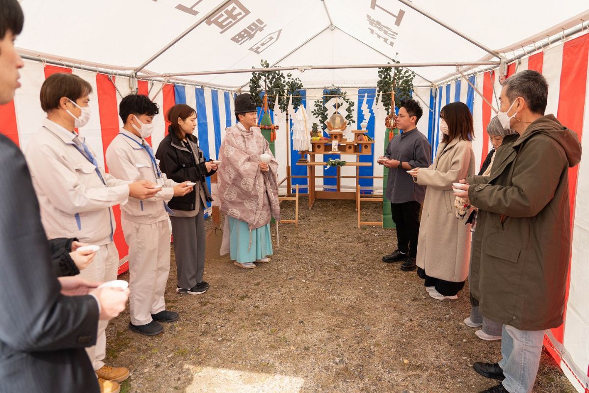 「小郡市06」注文住宅現場リポート①【地鎮祭】