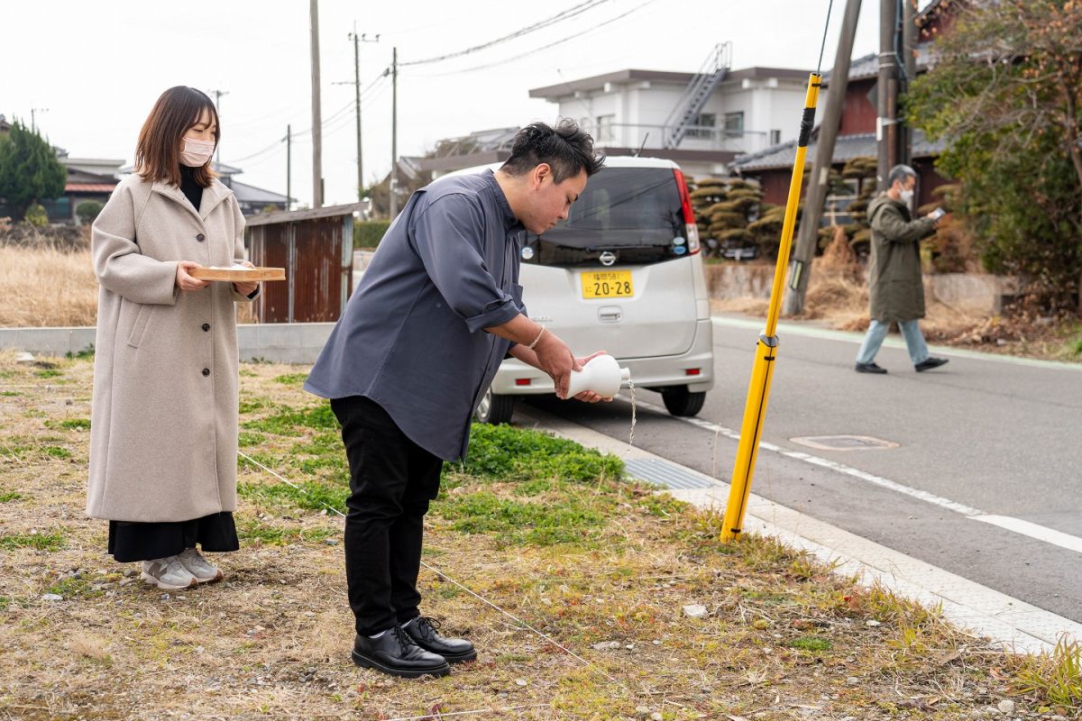 「小郡市06」注文住宅現場リポート①【地鎮祭】