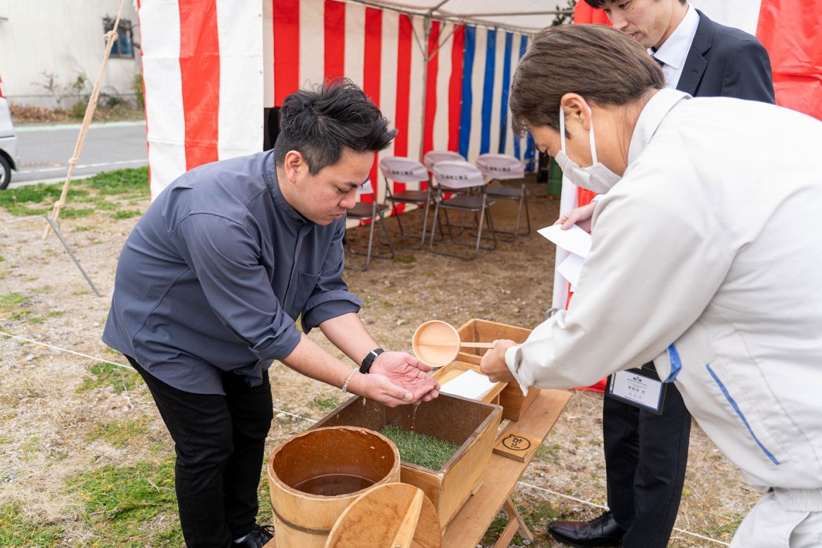 「小郡市06」注文住宅現場リポート①【地鎮祭】