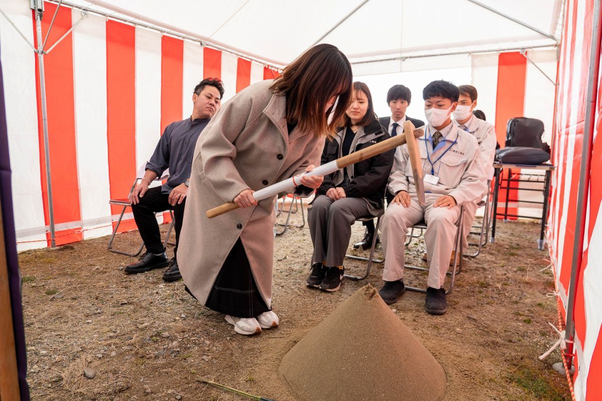 「小郡市06」注文住宅現場リポート①【地鎮祭】