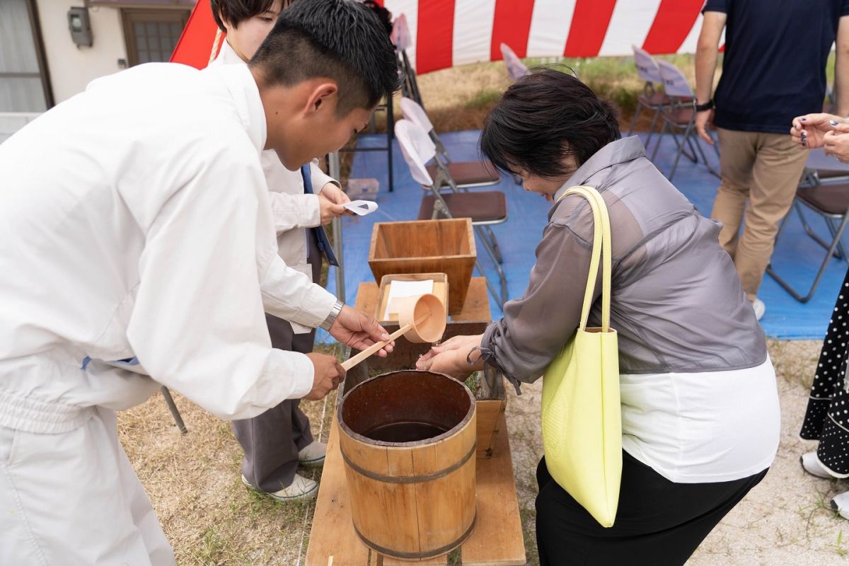 「糟屋郡須恵町旅石01」注文住宅現場リポート①【地鎮祭】