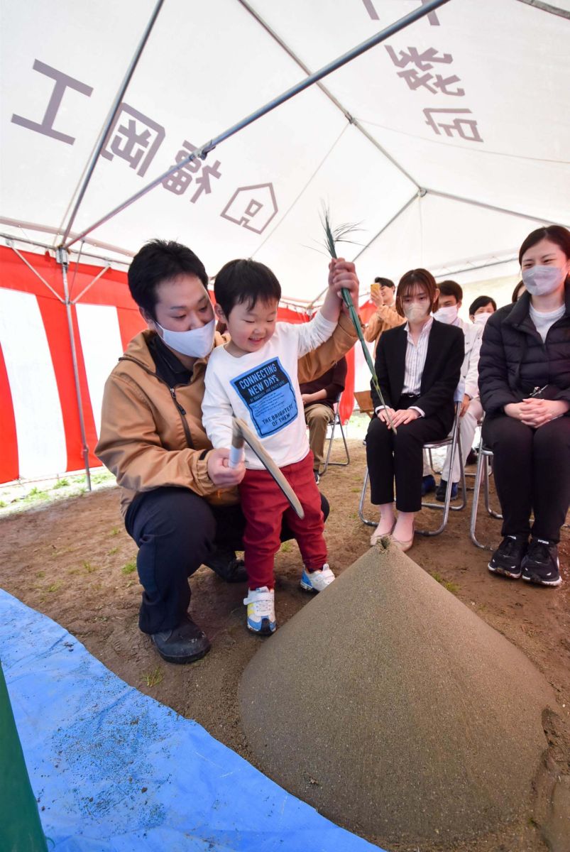 「春日市12」注文住宅現場リポート①【地鎮祭】