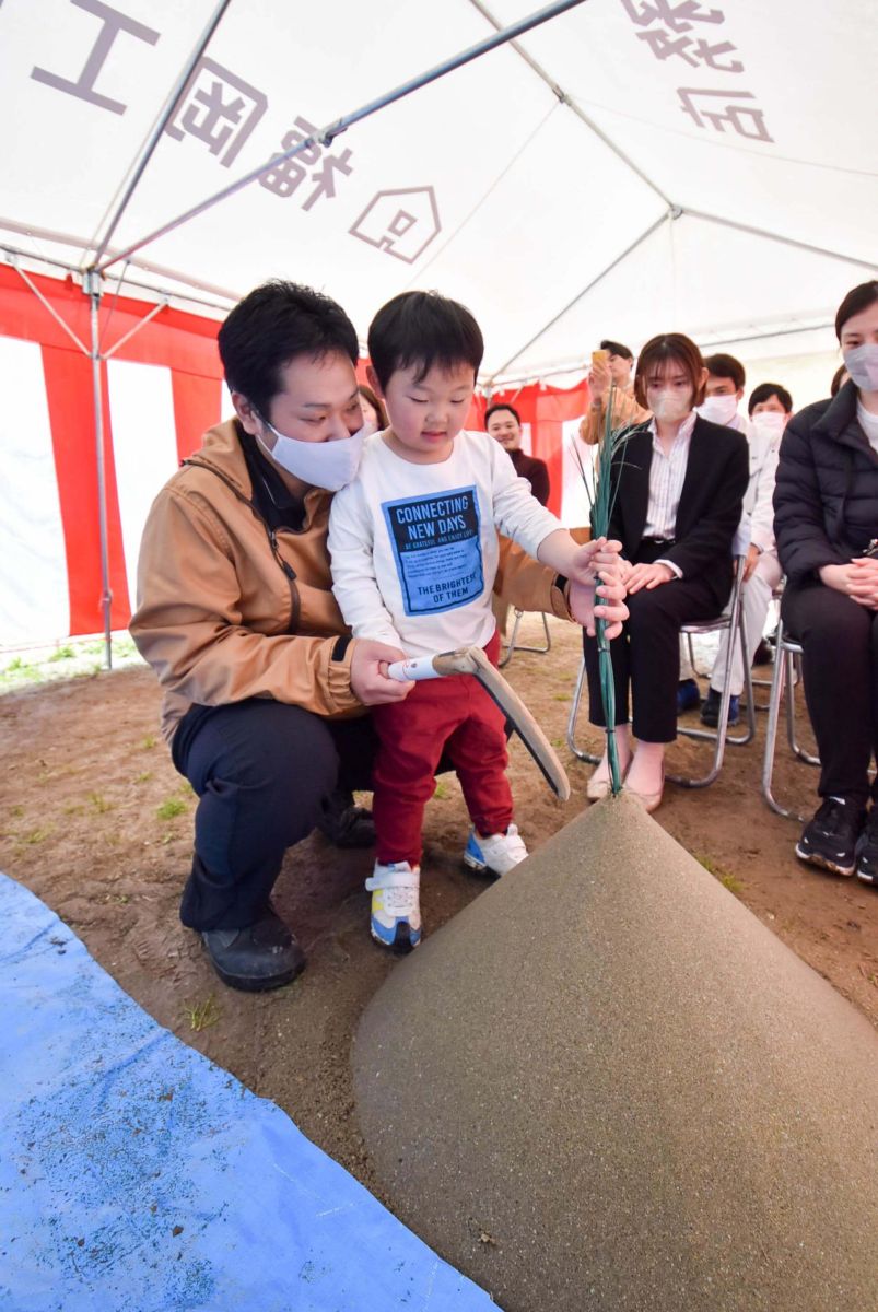 「春日市12」注文住宅現場リポート①【地鎮祭】