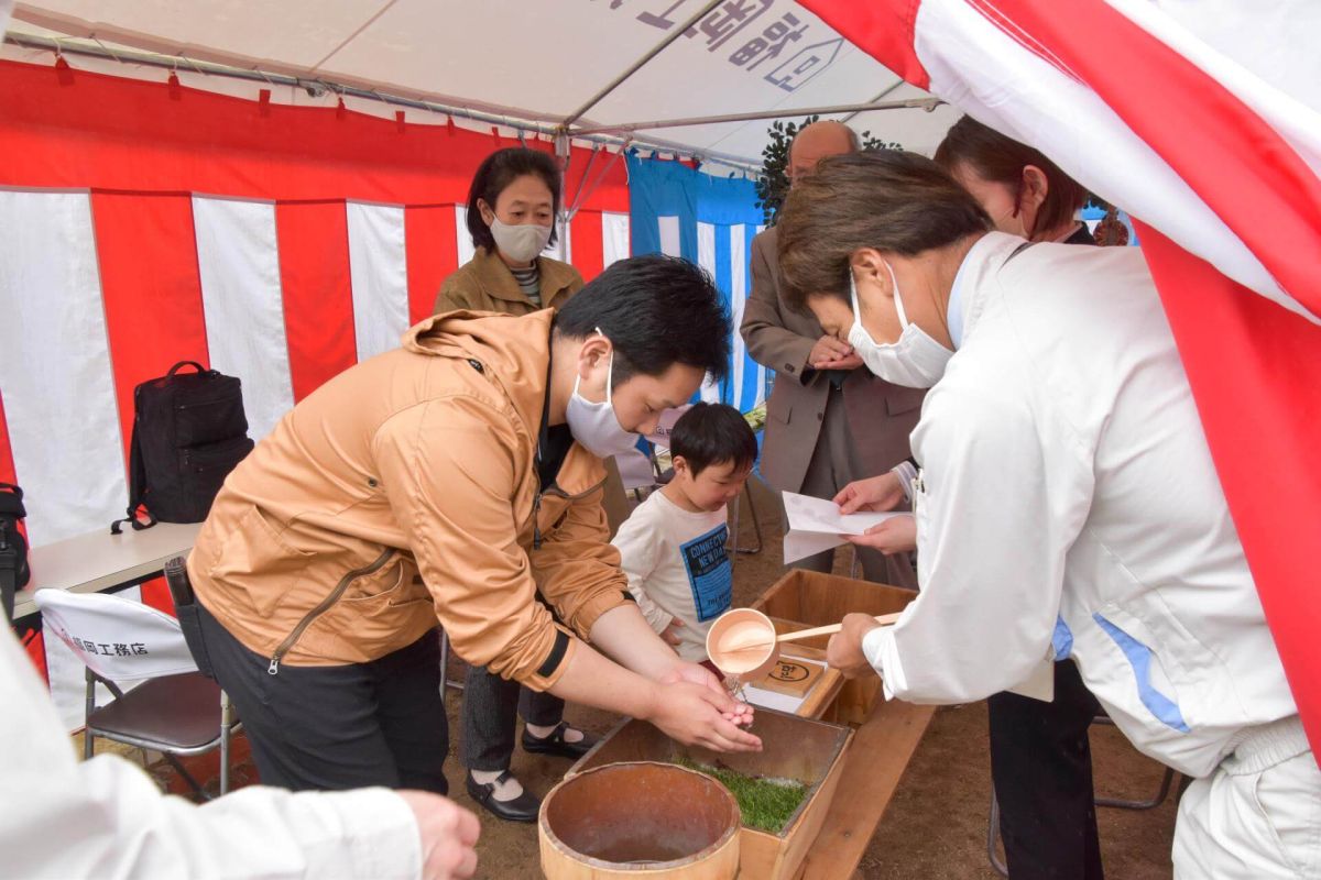 「春日市12」注文住宅現場リポート①【地鎮祭】