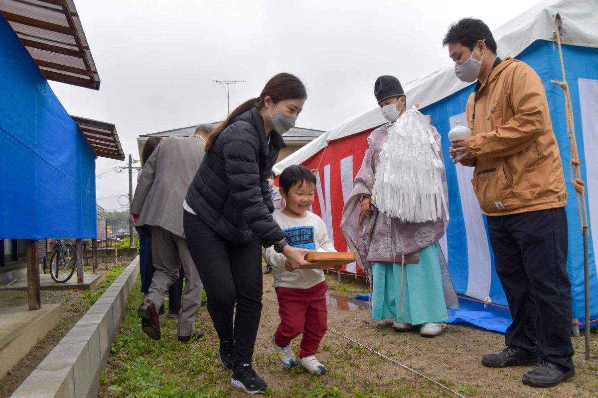 「春日市12」注文住宅現場リポート①【地鎮祭】