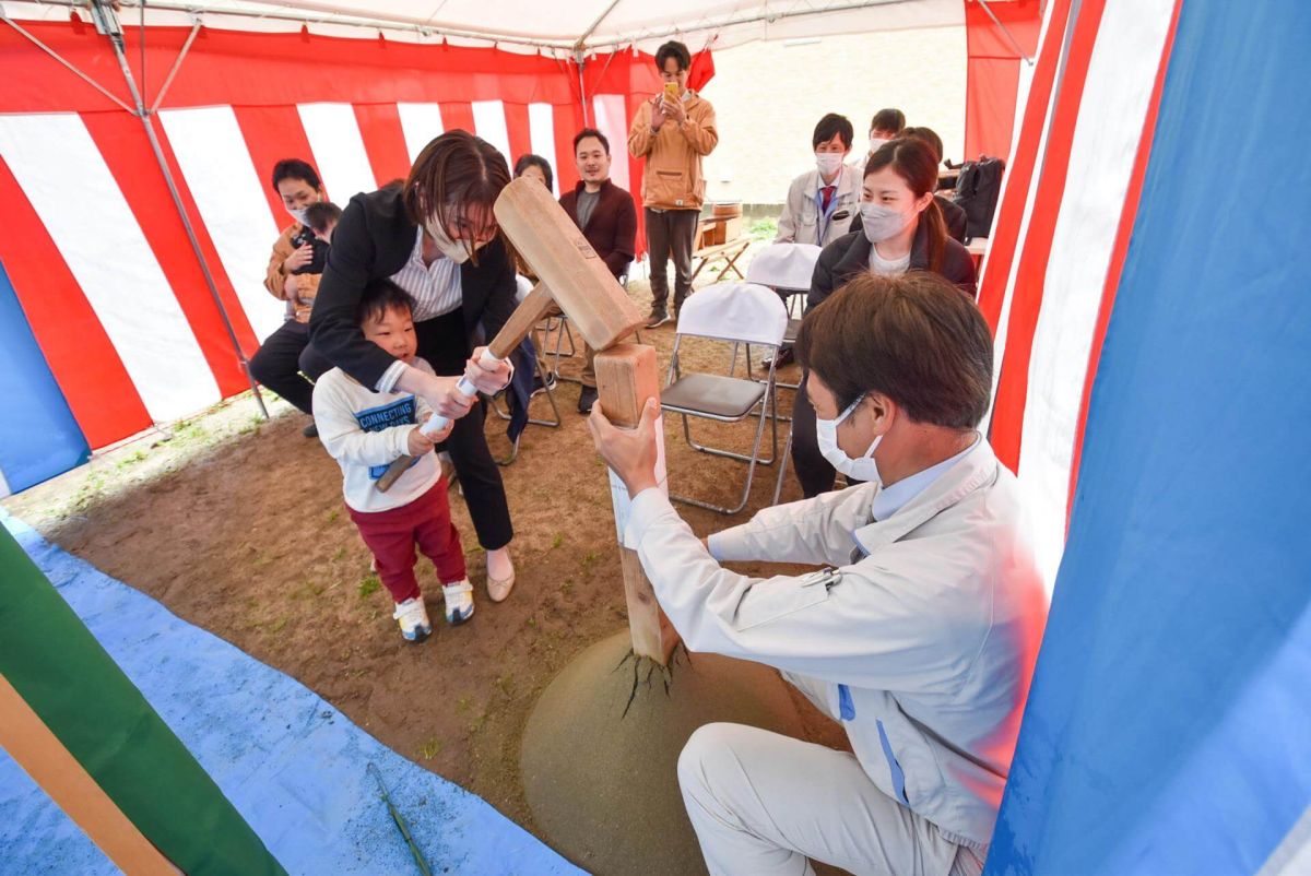 「春日市12」注文住宅現場リポート①【地鎮祭】