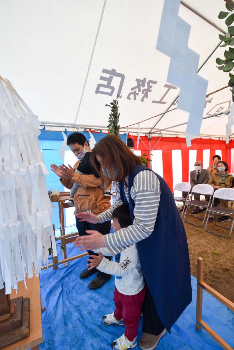 「春日市12」注文住宅現場リポート①【地鎮祭】