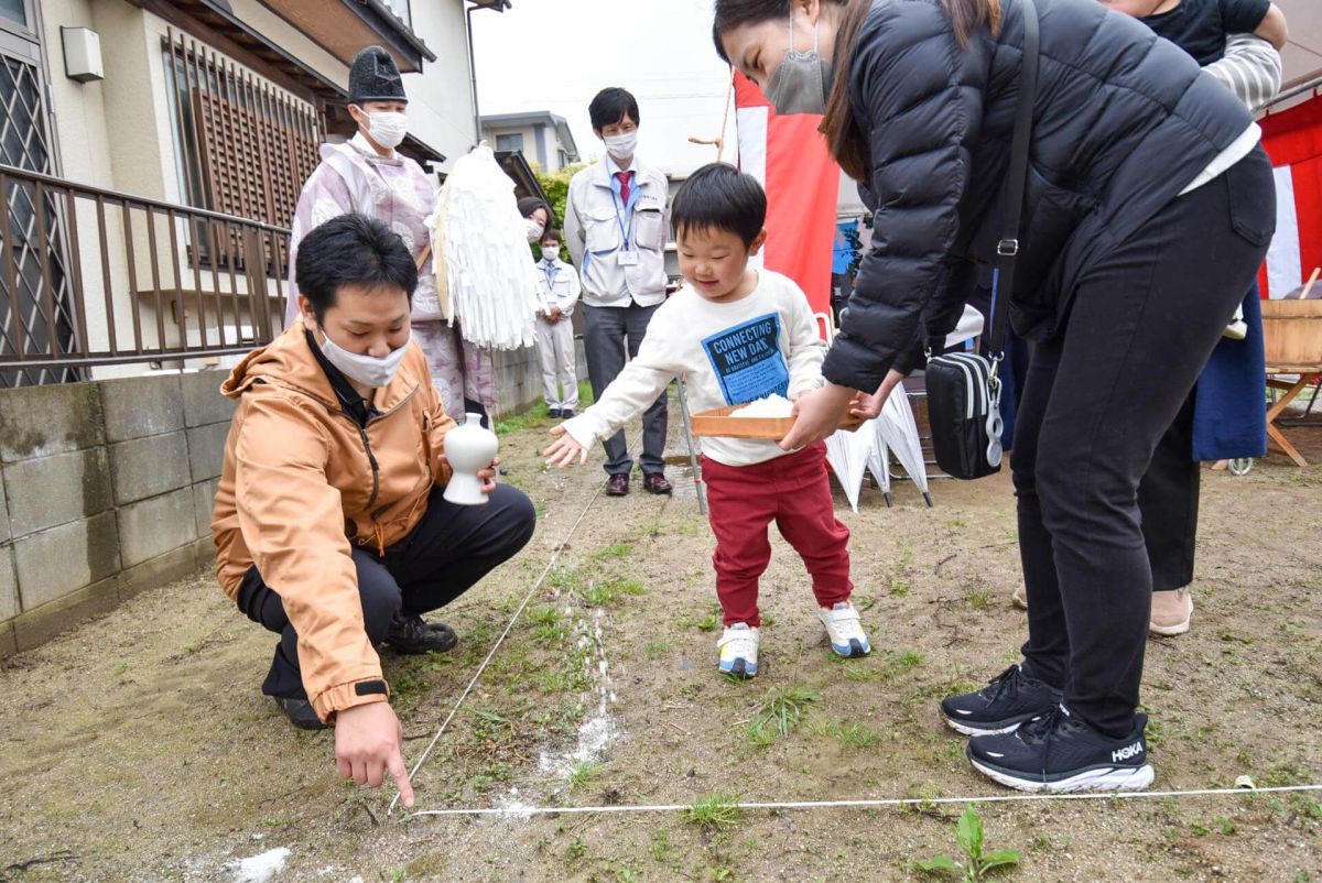 「春日市12」注文住宅現場リポート①【地鎮祭】