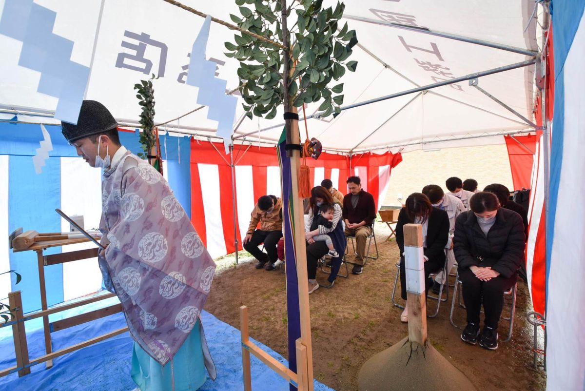 「春日市12」注文住宅現場リポート①【地鎮祭】