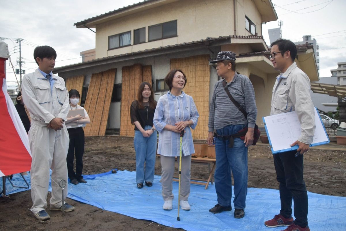 「福岡市博多区03」注文住宅現場リポート①【地鎮祭】