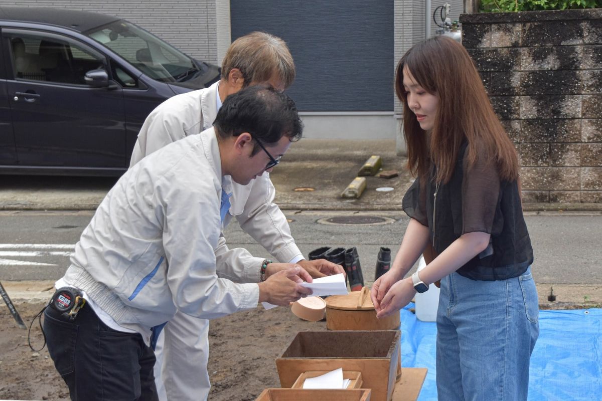 「福岡市博多区03」注文住宅現場リポート①【地鎮祭】