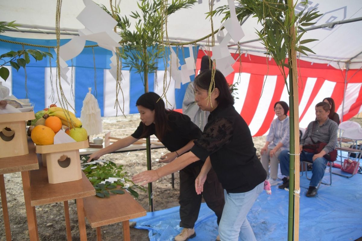 「福岡市博多区03」注文住宅現場リポート①【地鎮祭】