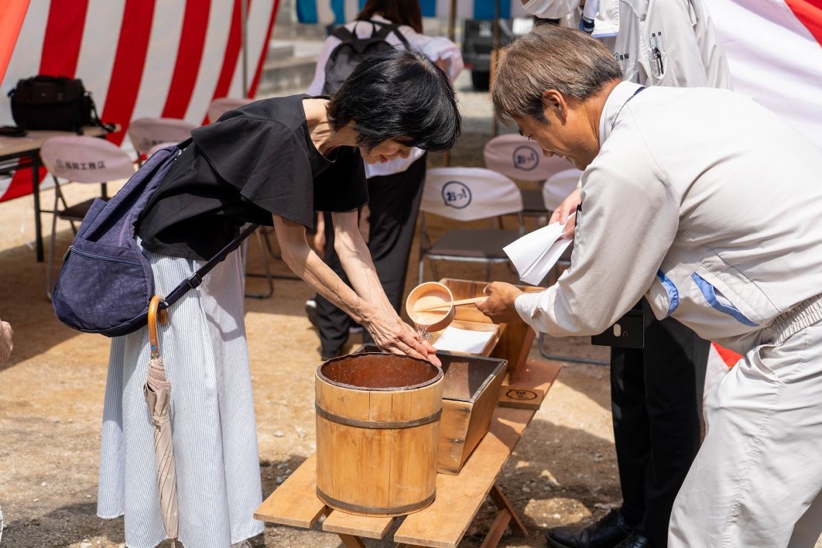 「福岡市東区15」注文住宅現場リポート①【地鎮祭】