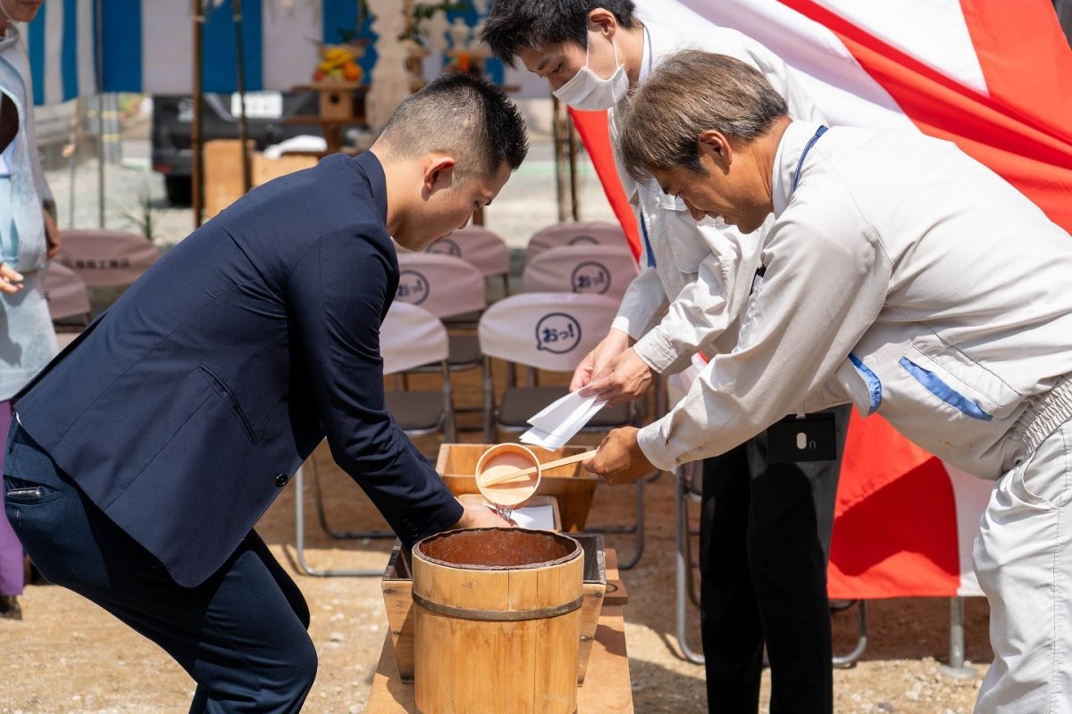 「福岡市東区15」注文住宅現場リポート①【地鎮祭】