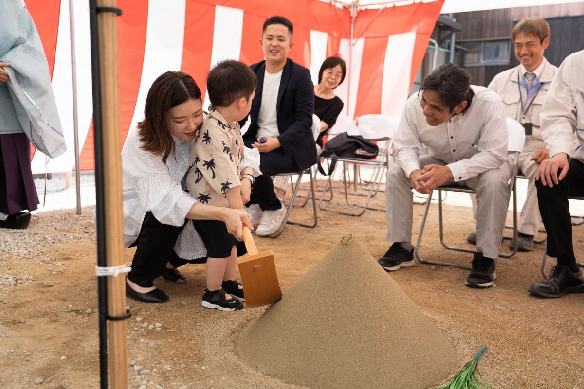 「福岡市東区15」注文住宅現場リポート①【地鎮祭】