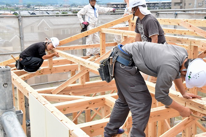 「筑紫野市03」注文住宅現場リポート⑥【上棟式】