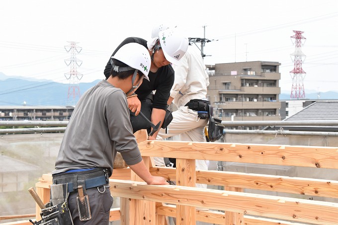 「筑紫野市03」注文住宅現場リポート⑥【上棟式】