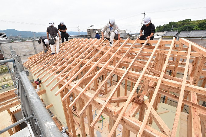 「筑紫野市03」注文住宅現場リポート⑥【上棟式】